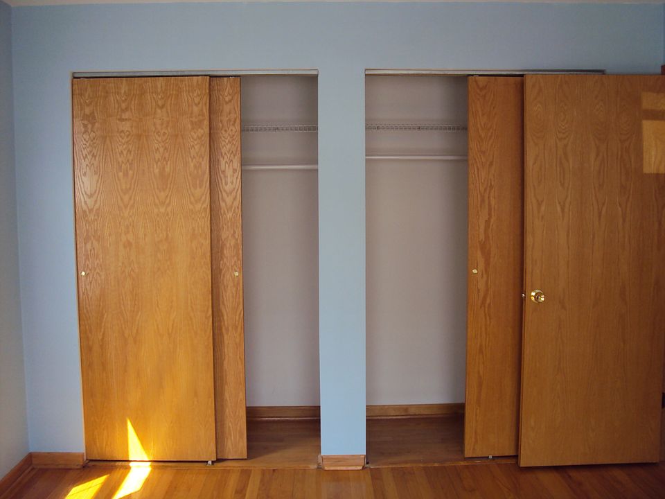 Bedroom 1 closets