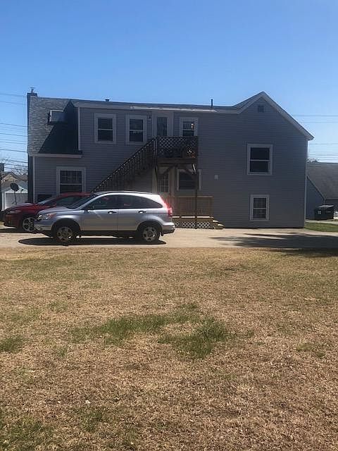 Outside private staircase entrance.