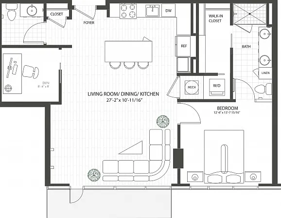 One Bedroom Penthouse P5 One Bedroom Penthouse P5
