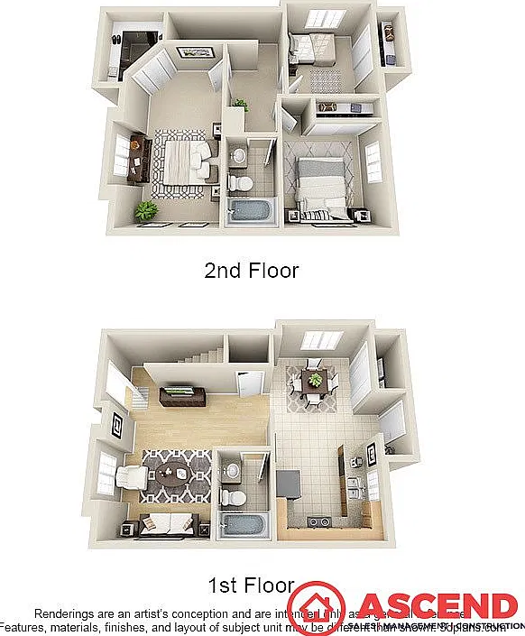 2 bed, 1.5 bath, 1008 sqft, $1,750 — Photo 4