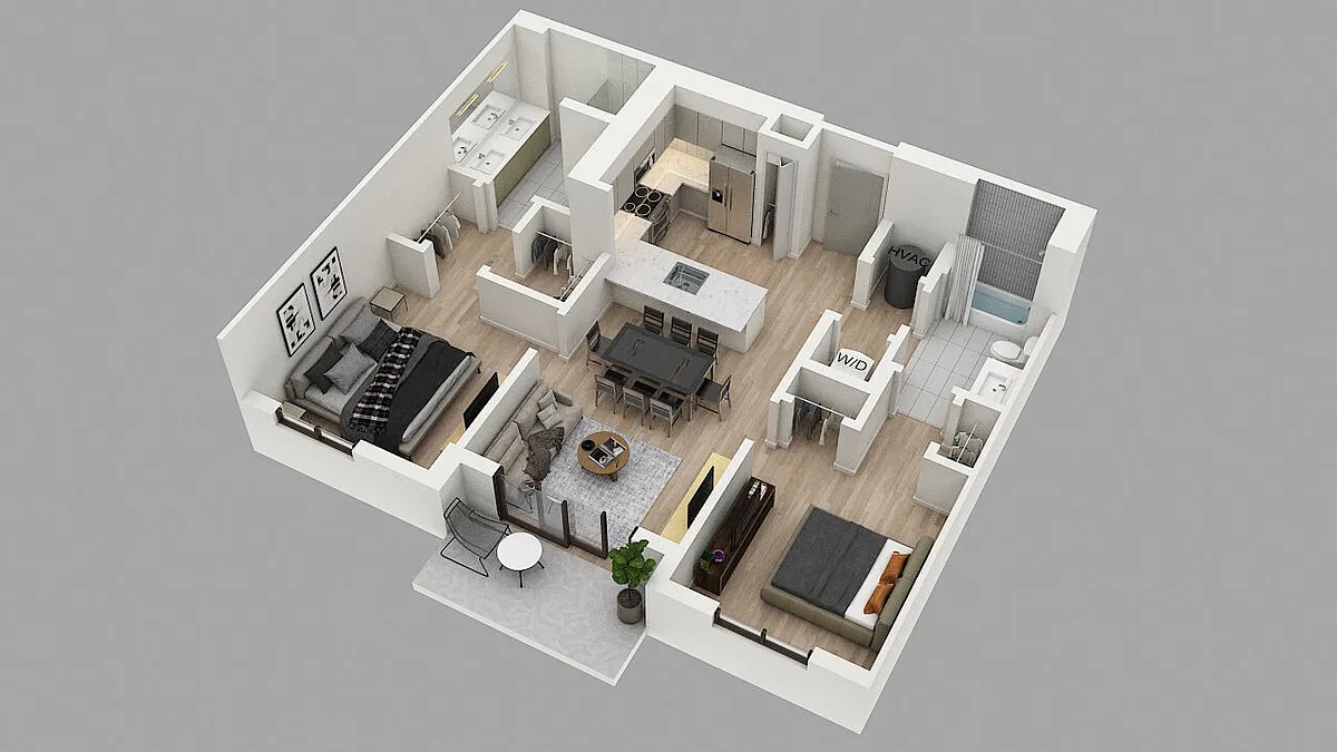 Floor plan B1