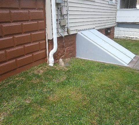 Outside Basement entrance