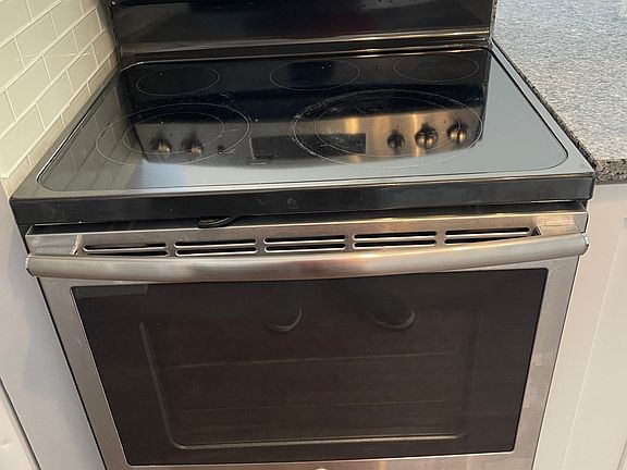 Stainless steel Appliances.