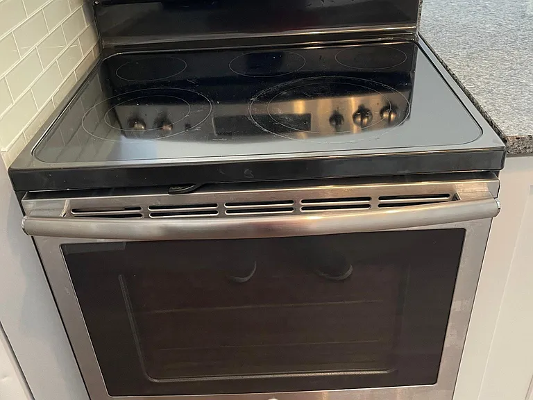Stainless steel Appliances.