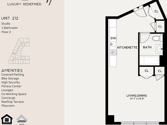 2nd image of 77-63 Vleigh Pl #212
