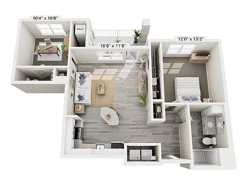 Floor plan Hickory