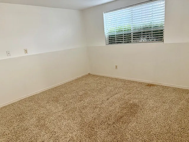 Family room in lower level