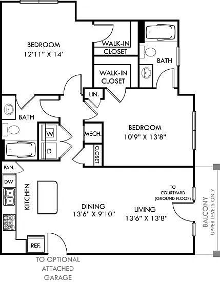 Floor plan Owens with Garage