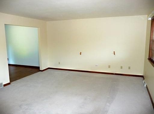 Living Room pre-wired for Surround Sound