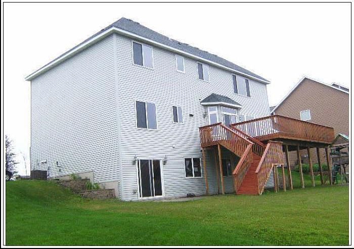 The back of the house. 