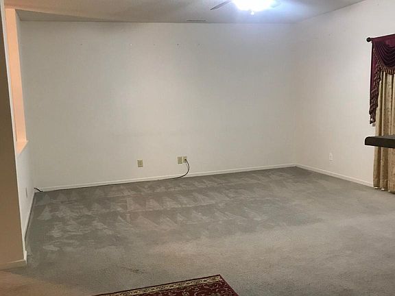 View from kitchen to living room