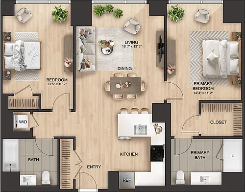 Floor plan B3