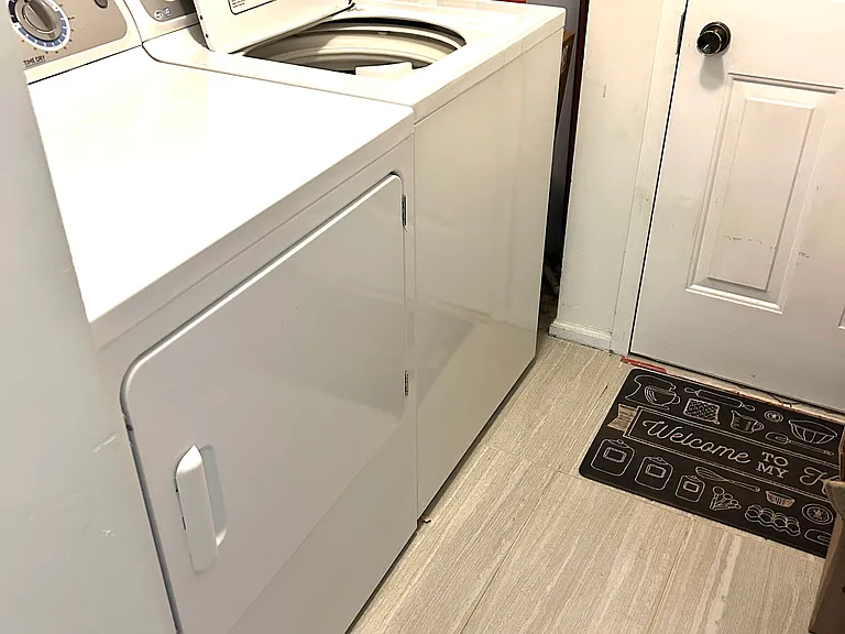 in unit laundry and utility room