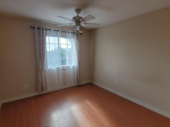 Bedroom 1 with ceiling fan