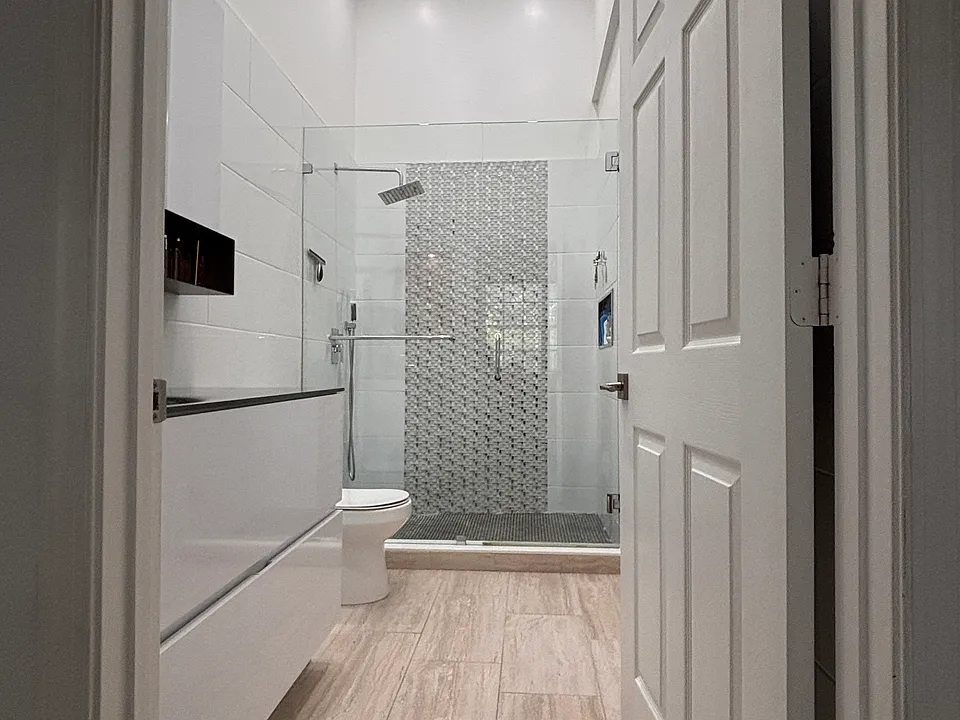 Updated main bathroom