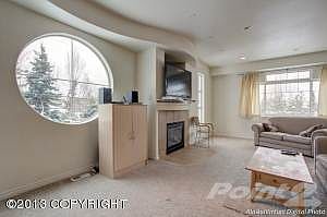 Living Area with Lg W Facing Window