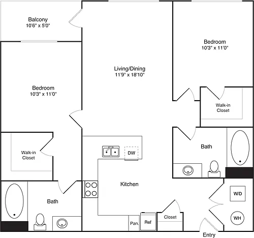 Floor plan 2A