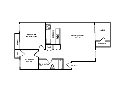 Floor plan 2C