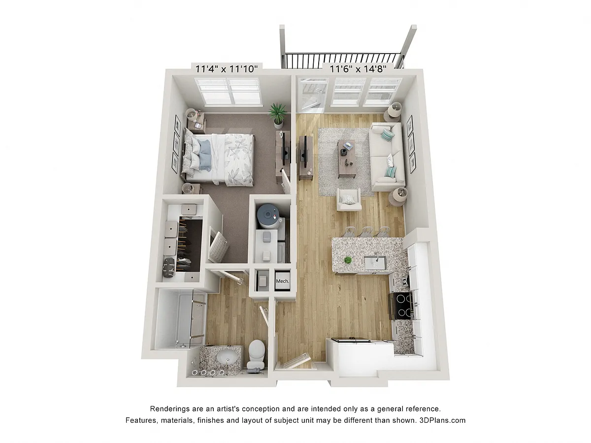 Floor plan A1 - Amber