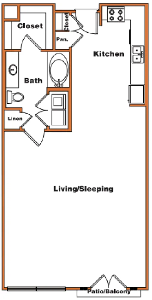 Floor plan Loft 4