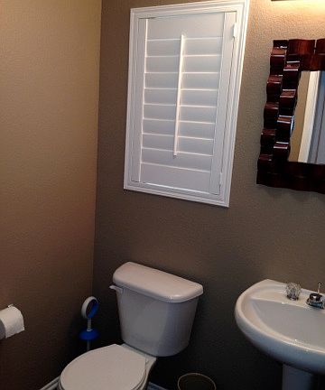 Downstairs powder room