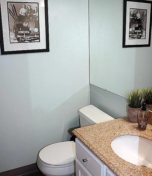 nice bathroom with tub/shower.