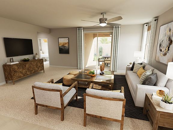 Plan 3501 Great Room Virtual Rendering