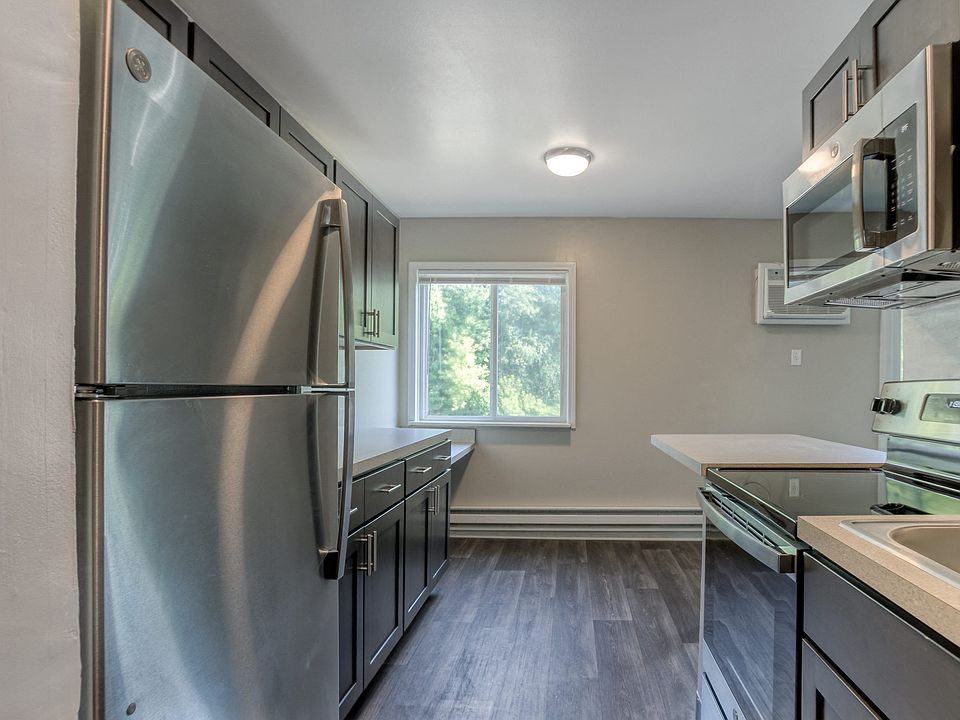 Windows shine right into the kitchen