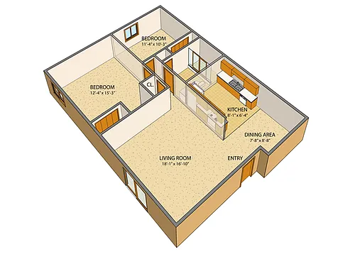 Floor plan London Towne