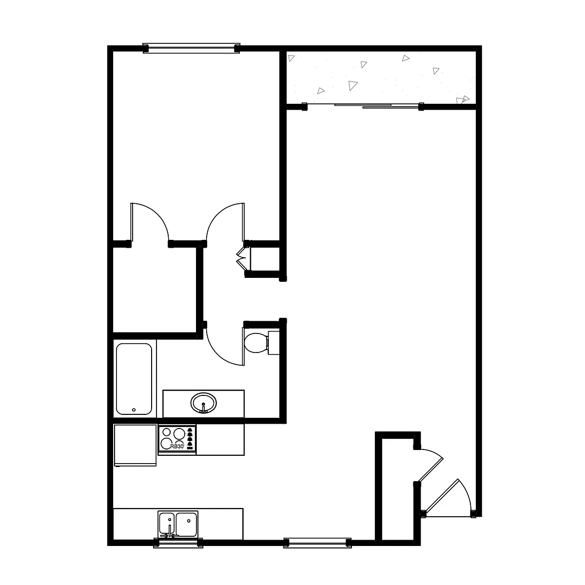 Floor plan VB-A1