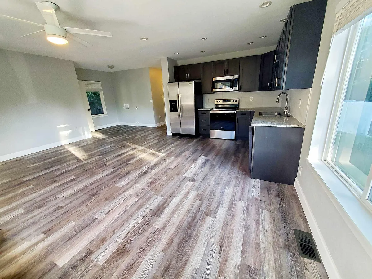 Living room and kitchen - 1015 9th Ave