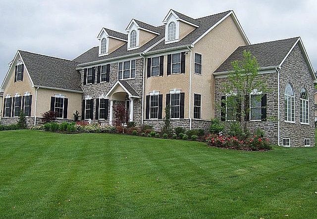 Stone and Stucco Exterior