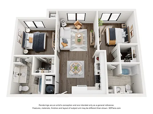 Floor plan 2B1B30SHIP