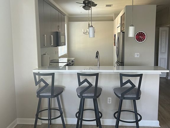 Looking into the kitchen