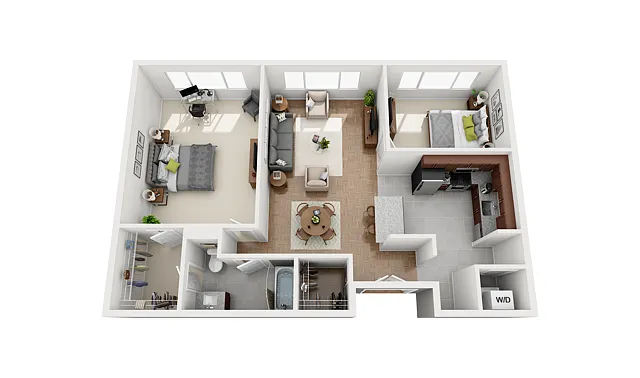 Floor plan The Park Charles