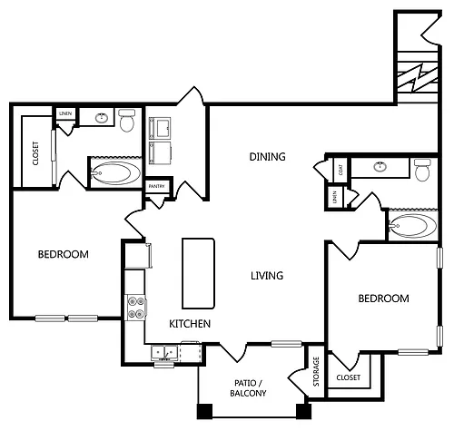 Floor plan B3