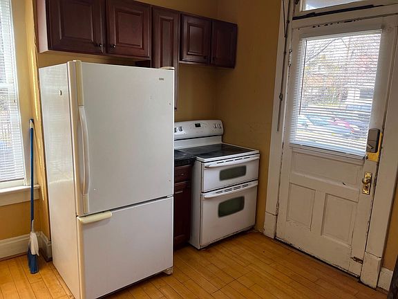 Kitchen with double oven.