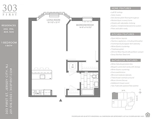 Floor plan 303FA007