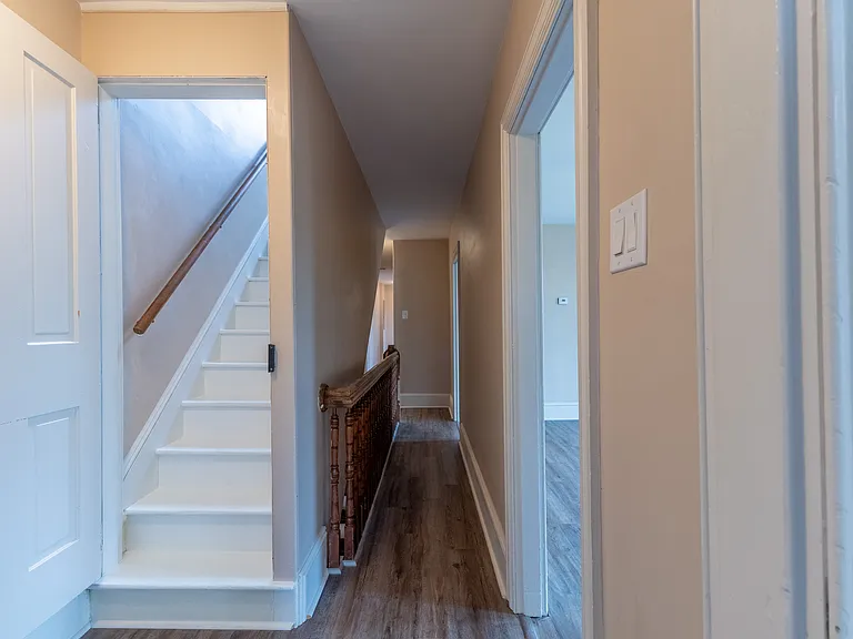 Hallway from bedroom 1 to upstairs rooms
