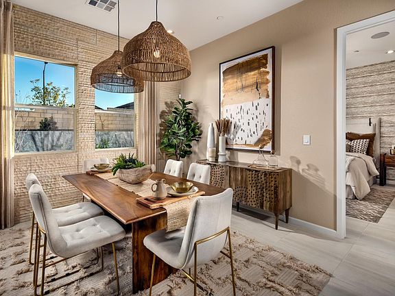 Cozy casual dining area