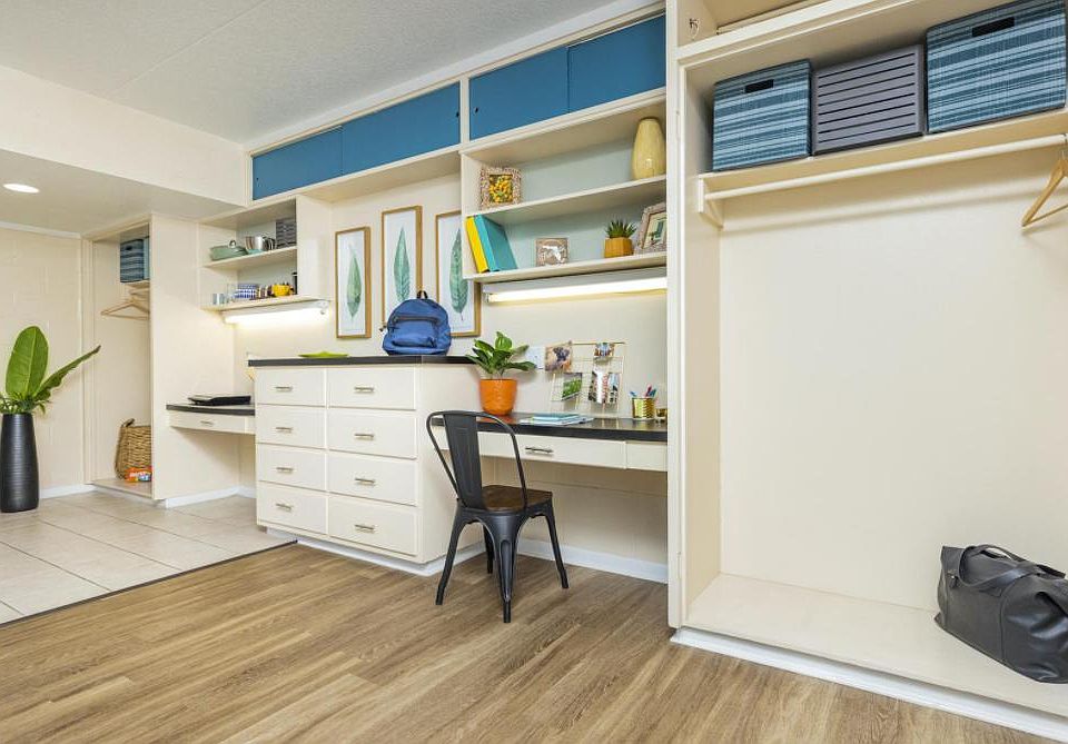 Studio Built in Desk, Dresser and Closet/Storage