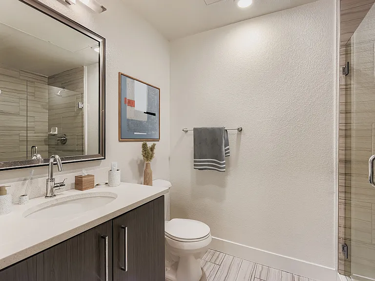 Plan A3: Bathroom with modern finishes
