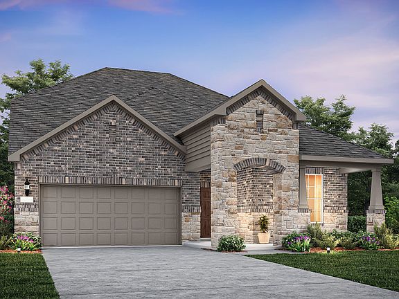 The Keller, a two-story home with 2-car garage, shown with Home Exterior 37