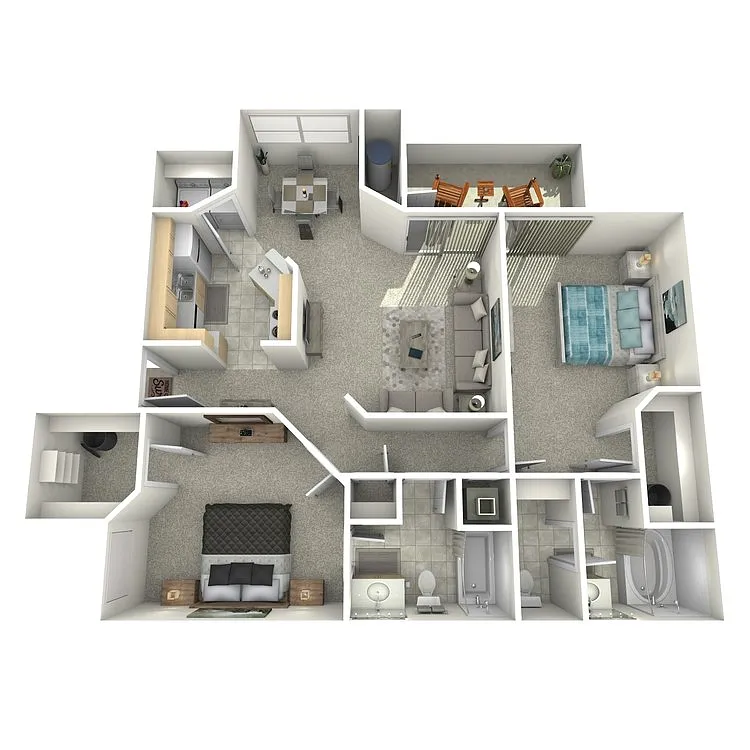 Floor plan 2X2