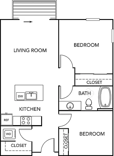 Floor plan Brighton C6