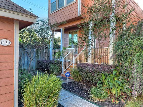 A colorful and manicured private entrance to your new house!