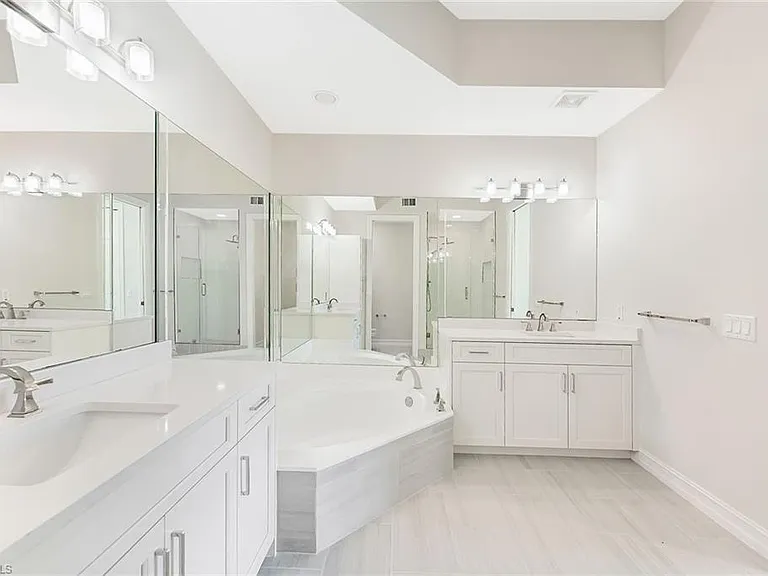 Master Bathroom with sunken tub