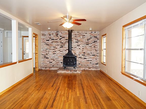 Wood burning stove w/blower