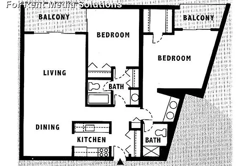 Floor plan Large two bedroom