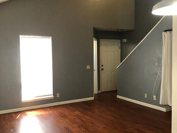 Vaulted ceilings and front entrance